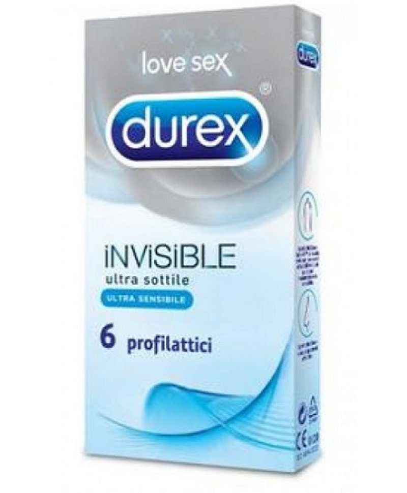 DUREX INVISIBLE 6 PEZZI