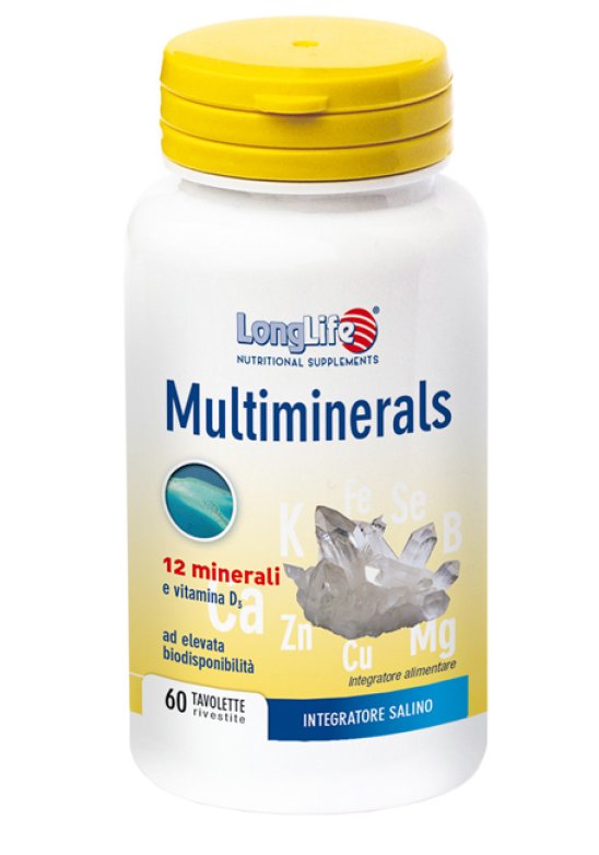 LONGLIFE MULTIMINERALS 60TAV