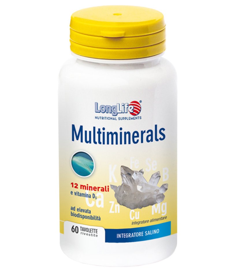 LONGLIFE MULTIMINERALS 60TAV