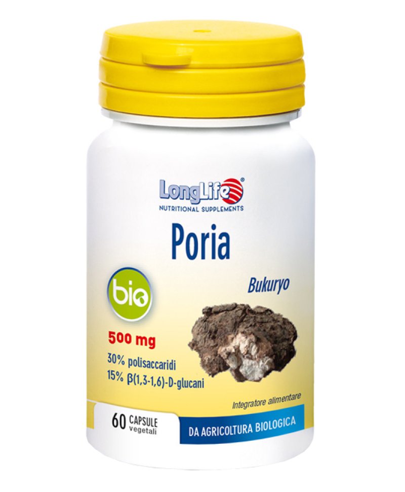 LONGLIFE PORIA BIO 60CPS VEGET