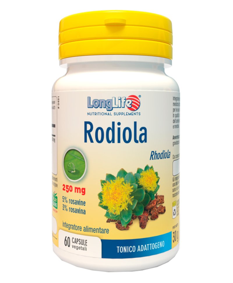 LONGLIFE RODIOLA 250MG 3% 60CPS