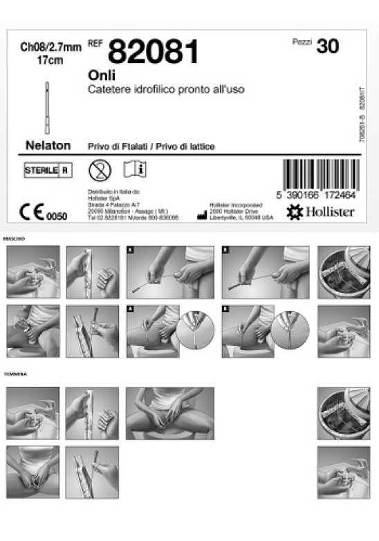 ONLI CATET IDROF 17CM CH8 30PZ