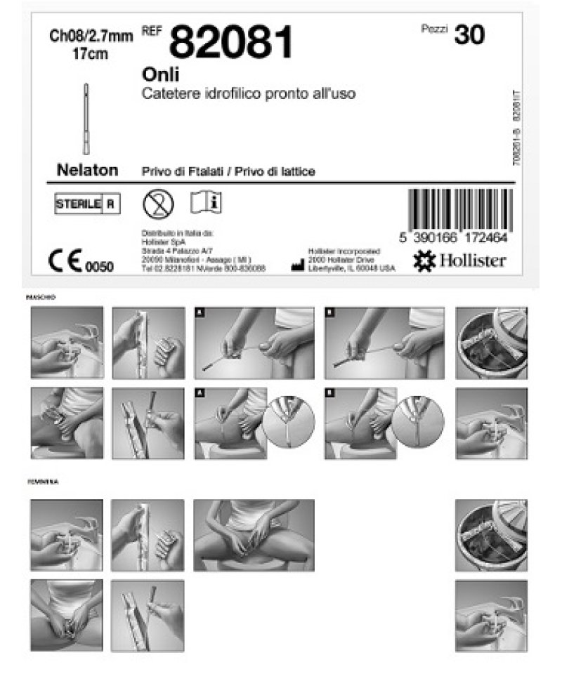 ONLI CATET IDROF 17CM CH8 30PZ