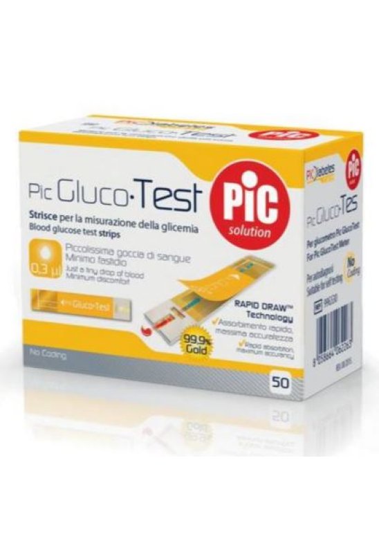 PIC STRISCE GLUCOTEST 50PZ