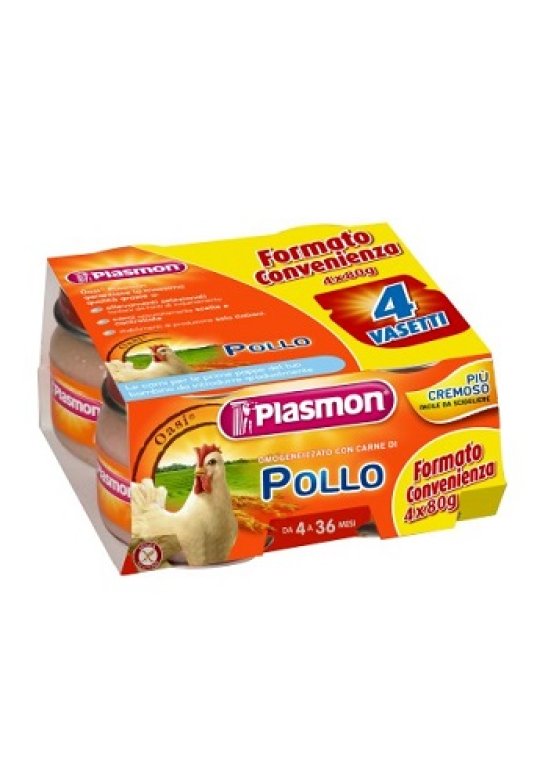PLASMON OMOG POLLO  4X80G