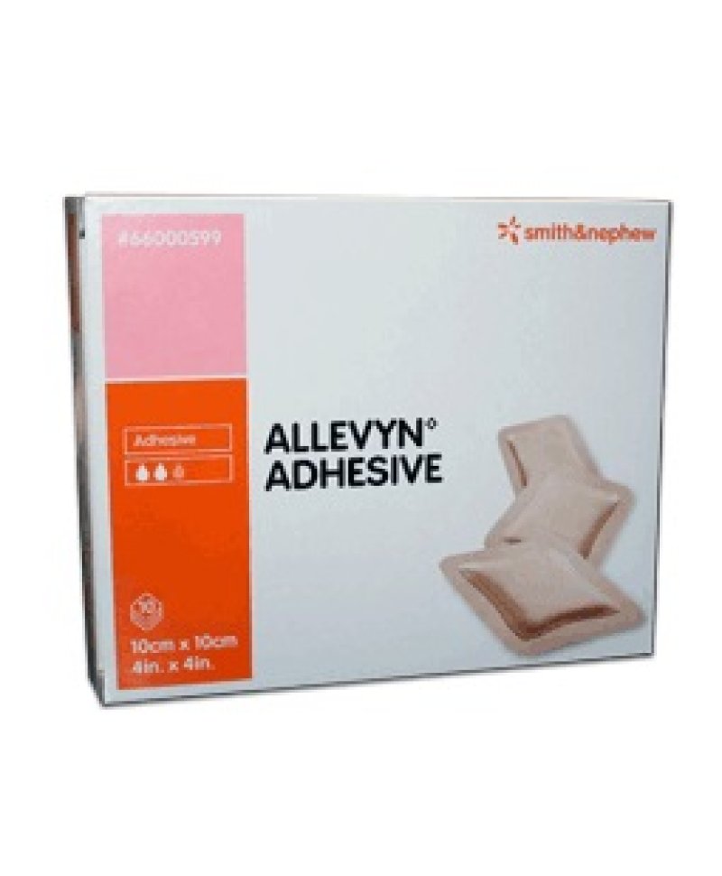 ALLEVYN ADHESIVE 10CMX10CM 10P