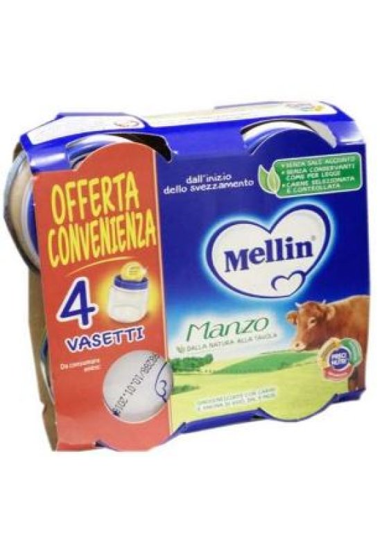 MELLIN OMOG MANZO 4X80G