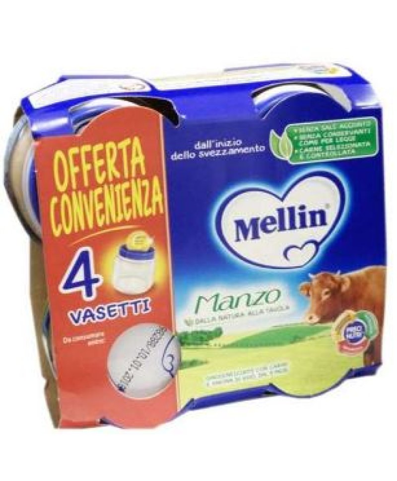 MELLIN OMOG MANZO 4X80G