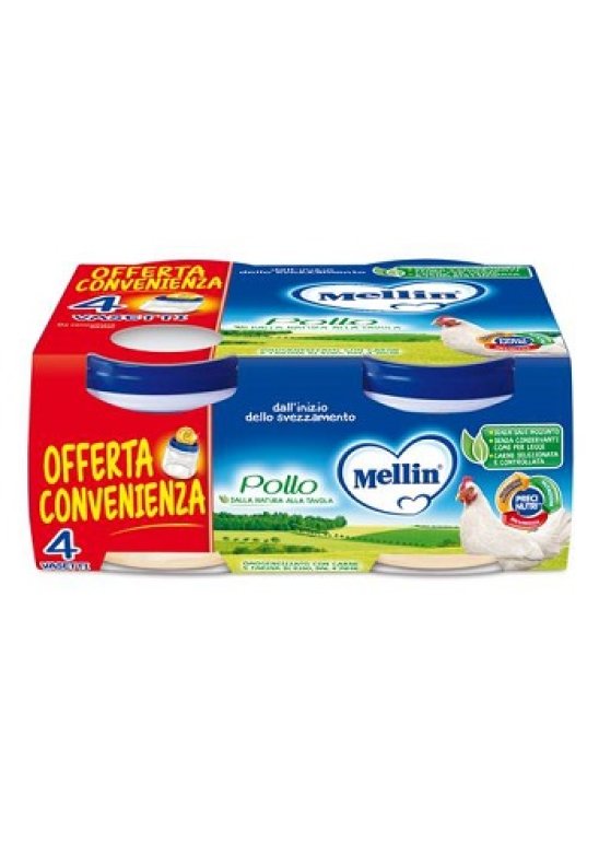 MELLIN OMOG POLLO 4X80G