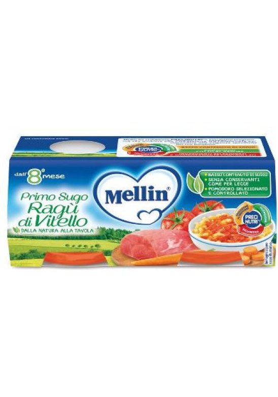 MELLIN PRIMO SUGO RAGU' VITEL 2X