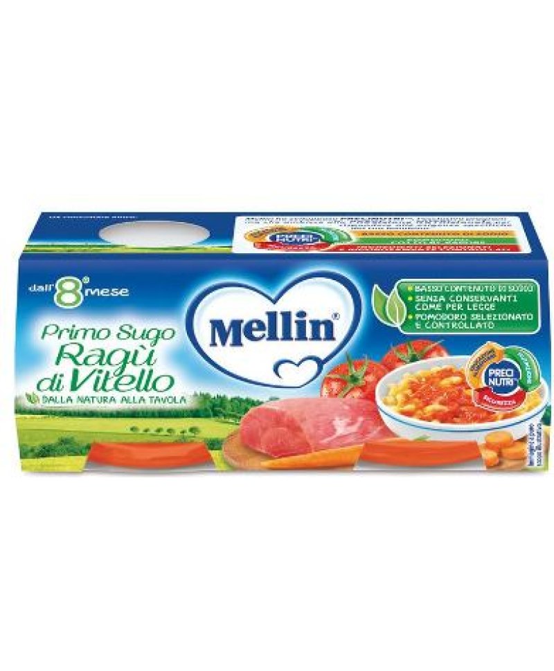 MELLIN PRIMO SUGO RAGU' VITEL 2X