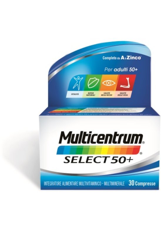 MULTICENTRUM SELECT 50+ 30 Compresse