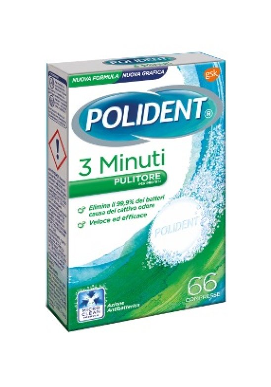 POLIDENT 3 MINUTI 66 Compresse