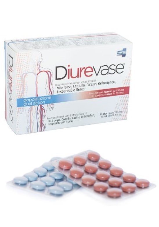 DIUREVASE 60 Compresse 750MG