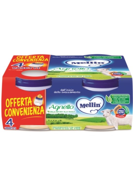 MELLIN OMOG AGNELLO 4X80G