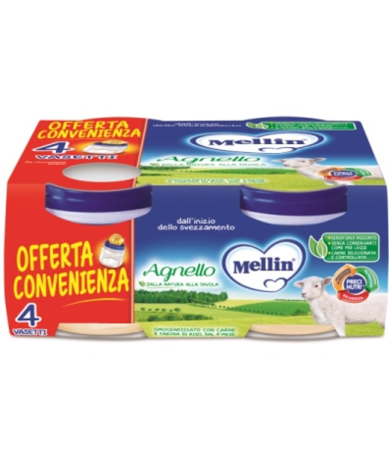 MELLIN OMOG AGNELLO 4X80G