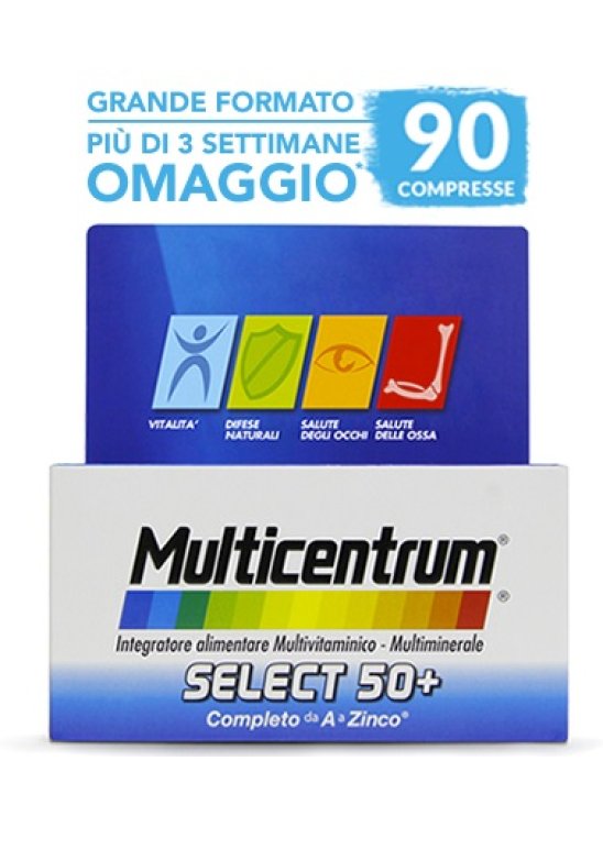 MULTICENTRUM SELECT 50+ 90 Compresse