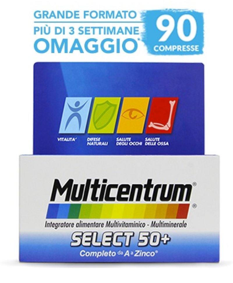 MULTICENTRUM SELECT 50+ 90 Compresse