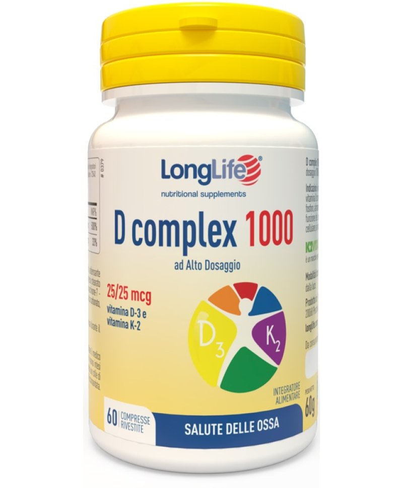 LONGLIFE D COMPLEX 1000 60 Compresse