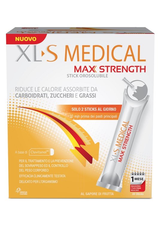 XLS MEDICAL MAX STRENGTH60STIC