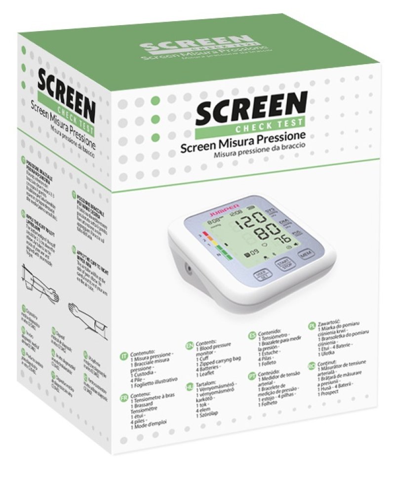 SCREEN MISURATORE PRESSIONE