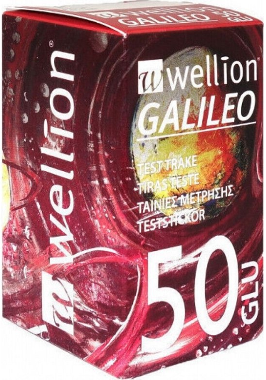 WELLION GALILEO STRIPS 50 GLIC
