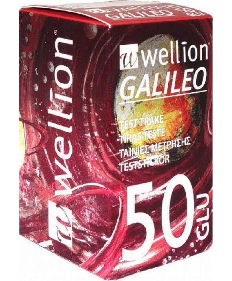 WELLION GALILEO STRIPS 50 GLIC