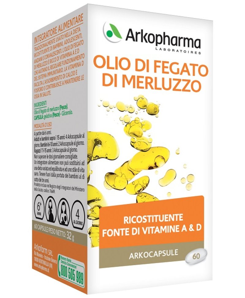 ARKO Capsule OLIO FEG MERLUZ 60PRL