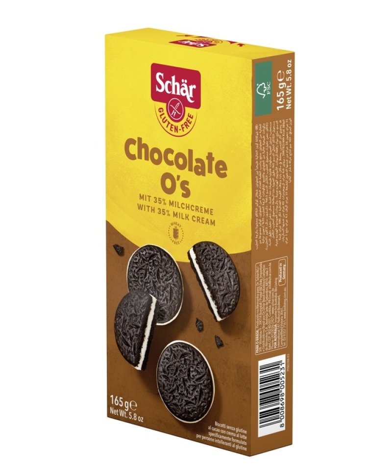 SCHAR CHOCOLATE O'S BISCOTTI