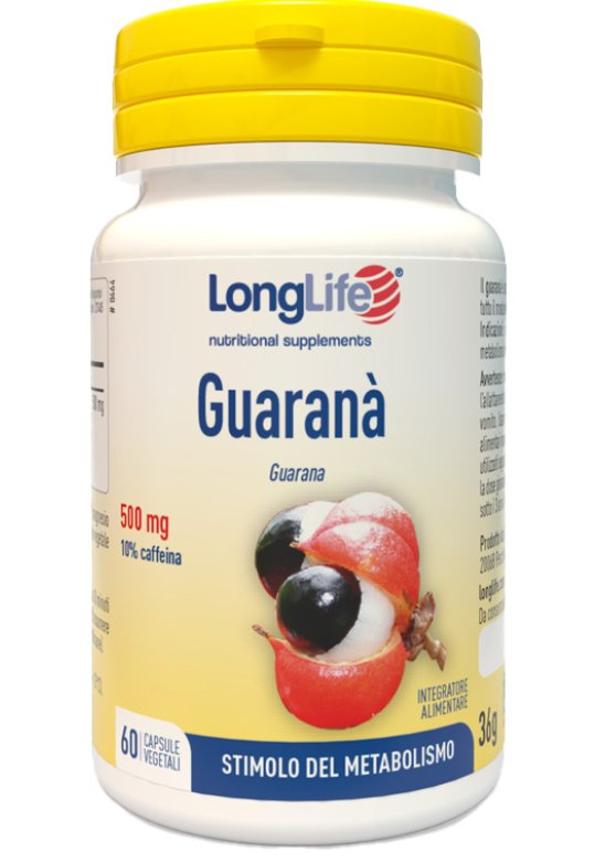 LONGLIFE GUARANA' 60CPS VEG