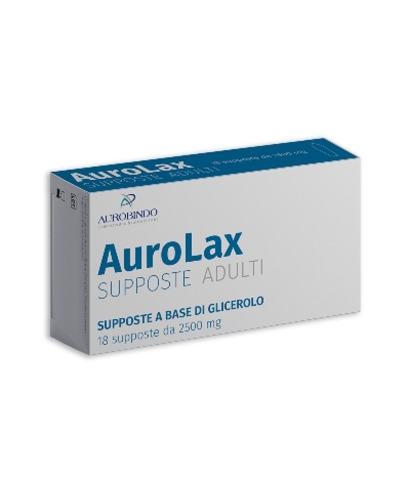 AUROLAX SUPPOSTE 2500MG 18SUPP