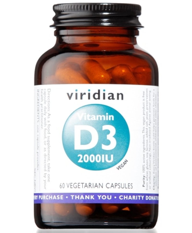 VITAMIN D3 2000IU 60 Capsule VEG