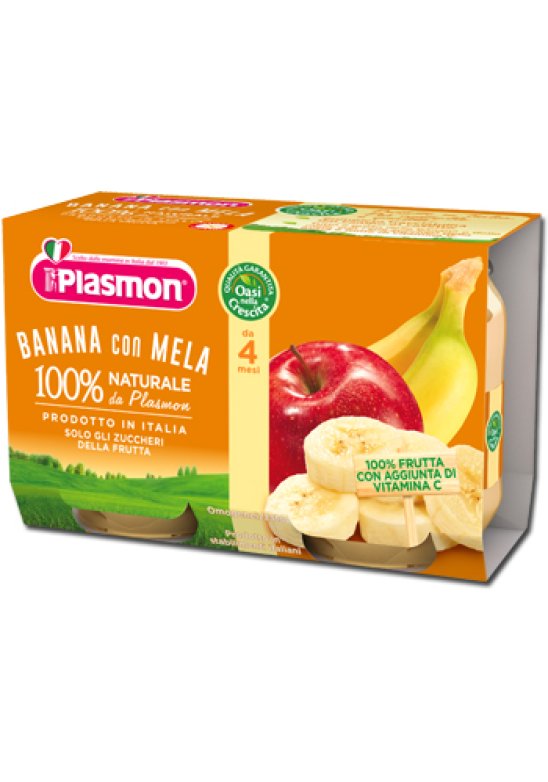 PLASMON OMOG BANANA/MELA2X104G