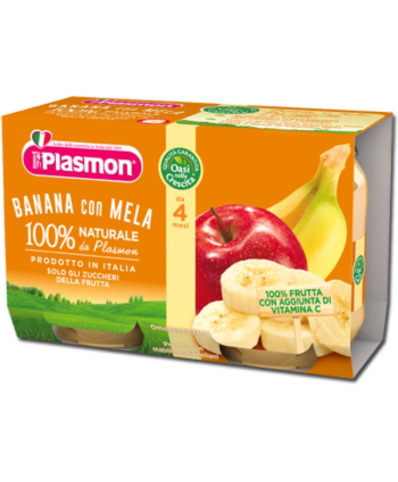 PLASMON OMOG BANANA/MELA2X104G