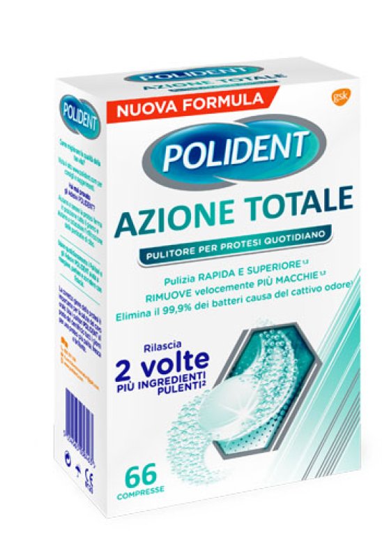 POLIDENT AZIONE TOTALE 66 Compresse