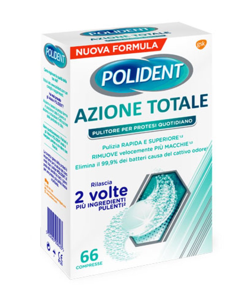 POLIDENT AZIONE TOTALE 66 Compresse