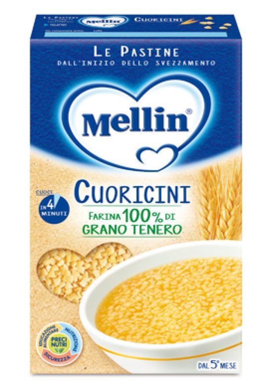 MELLIN PASTA CUORICINI 320G