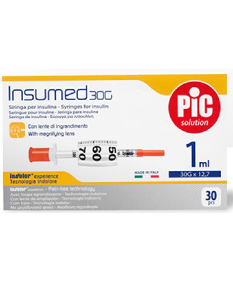 PIC SIR INSUMED 1ML G30X12,7MM