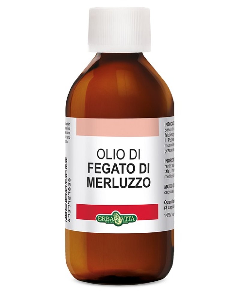 OLIO FEGATO MERLUZZO 100ML ERB