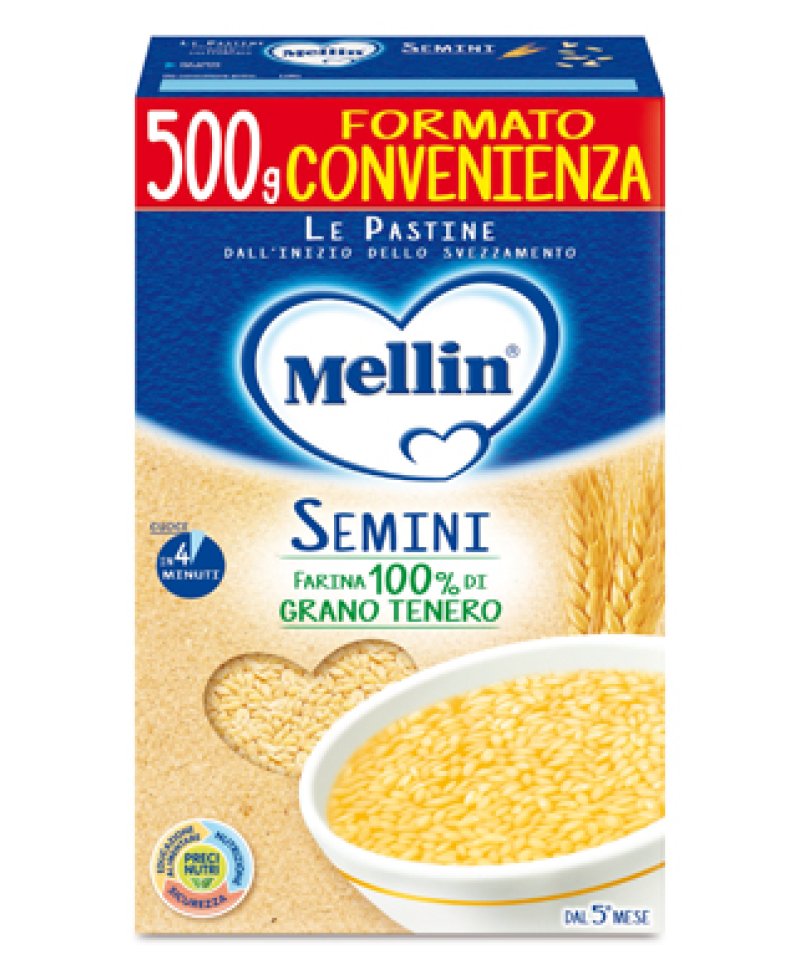 MELLIN PASTA SEMINI 500G MELLIN PASTA SEMINI 500G