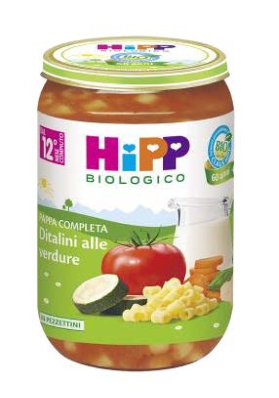 HIPP BIO PAPPA DITALINI/VERD.250