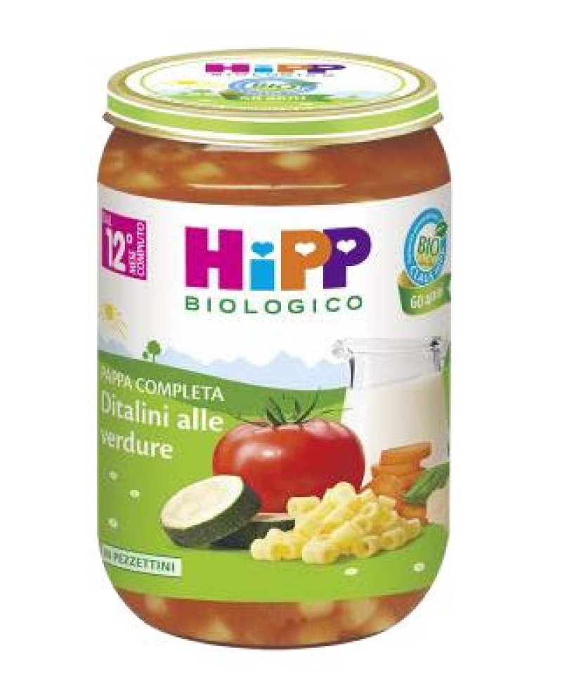 HIPP BIO PAPPA DITALINI/VERD.250