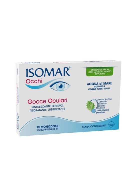 ISOMAR OCCHI Acido Ialuronico Gocce Oculari 10 flaconi monodose