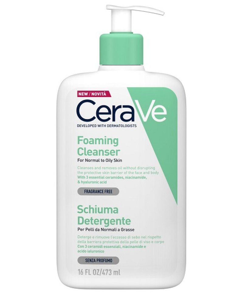 CERAVE SCHIUMA DET VISO 473ML