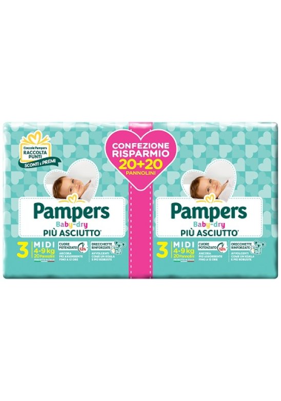 PAMPERS BD DUO DOWNCOUNT M 40P