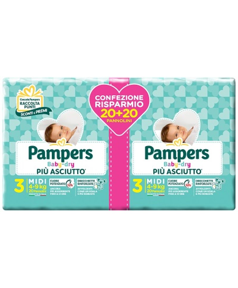 PAMPERS BD DUO DOWNCOUNT M 40P