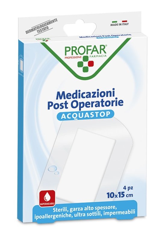 PROFAR MED ACQUASTOP 10X15 4PZ