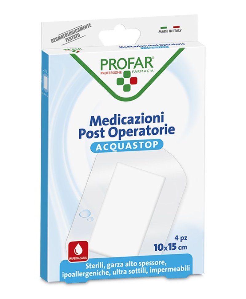 PROFAR MED ACQUASTOP 10X15 4PZ