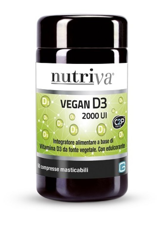 NUTRIVA VEGAN D3 60 Compresse 2000UI