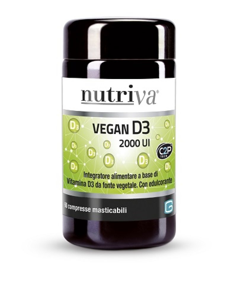 NUTRIVA VEGAN D3 60 Compresse 2000UI